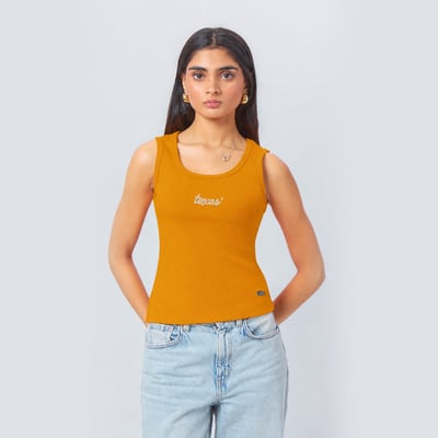 Texas Longhorns Hype and Vice Women's MVP Tank Top - Texas Orange
