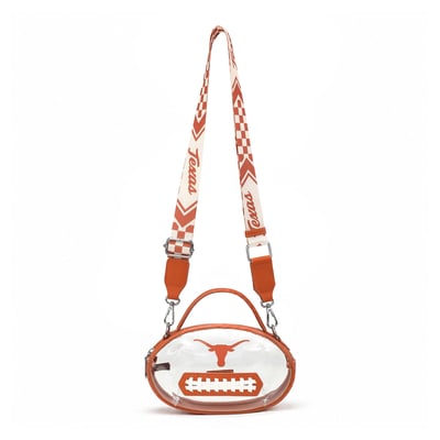  Texas Longhorns Montana West Women's Clear Crossbody Bag - No Color