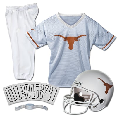Texas Longhorns Franklin Sports Youth NCAA Deluxe Uniform Set