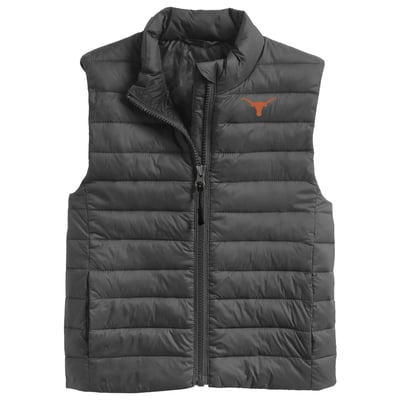 Texas Longhorns Garb Youth Kai Full-Zip Vest - Charcoal