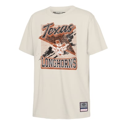 Texas Longhorns Mitchell & Ness Youth Collegiate T-Shirt - Natural
