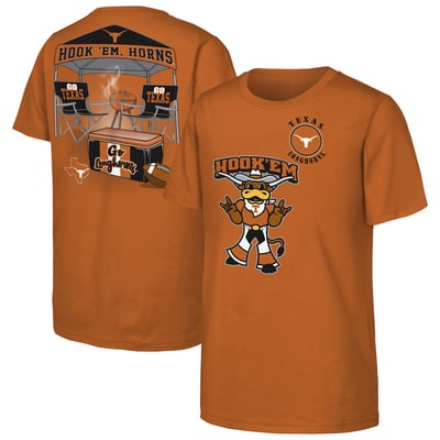  Texas Longhorns Outerstuff Youth Tailgater Hometown T-Shirt - Texas Orange