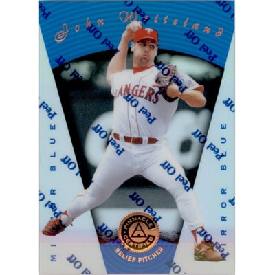 1997 Pinnacle Certified Mirror Blue #7 John Wetteland