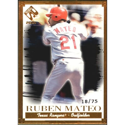 2001 Private Stock Gold Portraits #118 Ruben Mateo