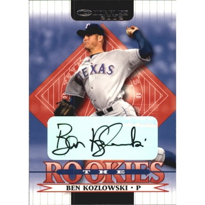 2002 Donruss Rookies Autographs #83 Ben Kozlowski/100