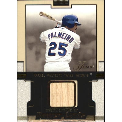 2002 Flair Power Tools Bats Gold #16 Rafael Palmeiro
