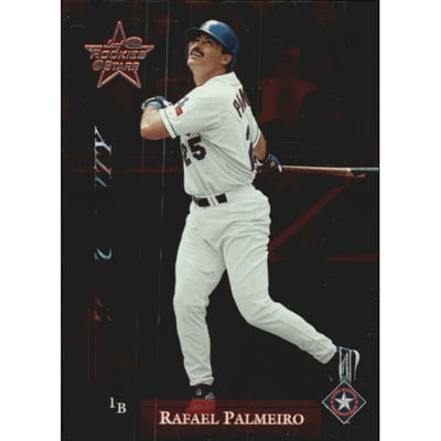 2002 Leaf Rookies and Stars Longevity #100 Rafael Palmeiro Rangers