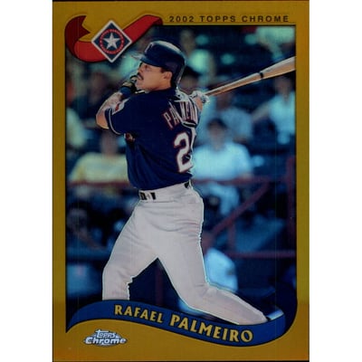 2002 Topps Chrome Gold Refractors #40 Rafael Palmeiro