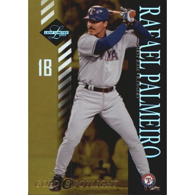 2003 Leaf Limited Gold Spotlight #117 R.Palmeiro Rgr H