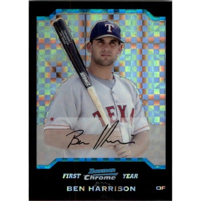 2004 Bowman Chrome Draft X-Fractors #BDP113 Ben Harrison