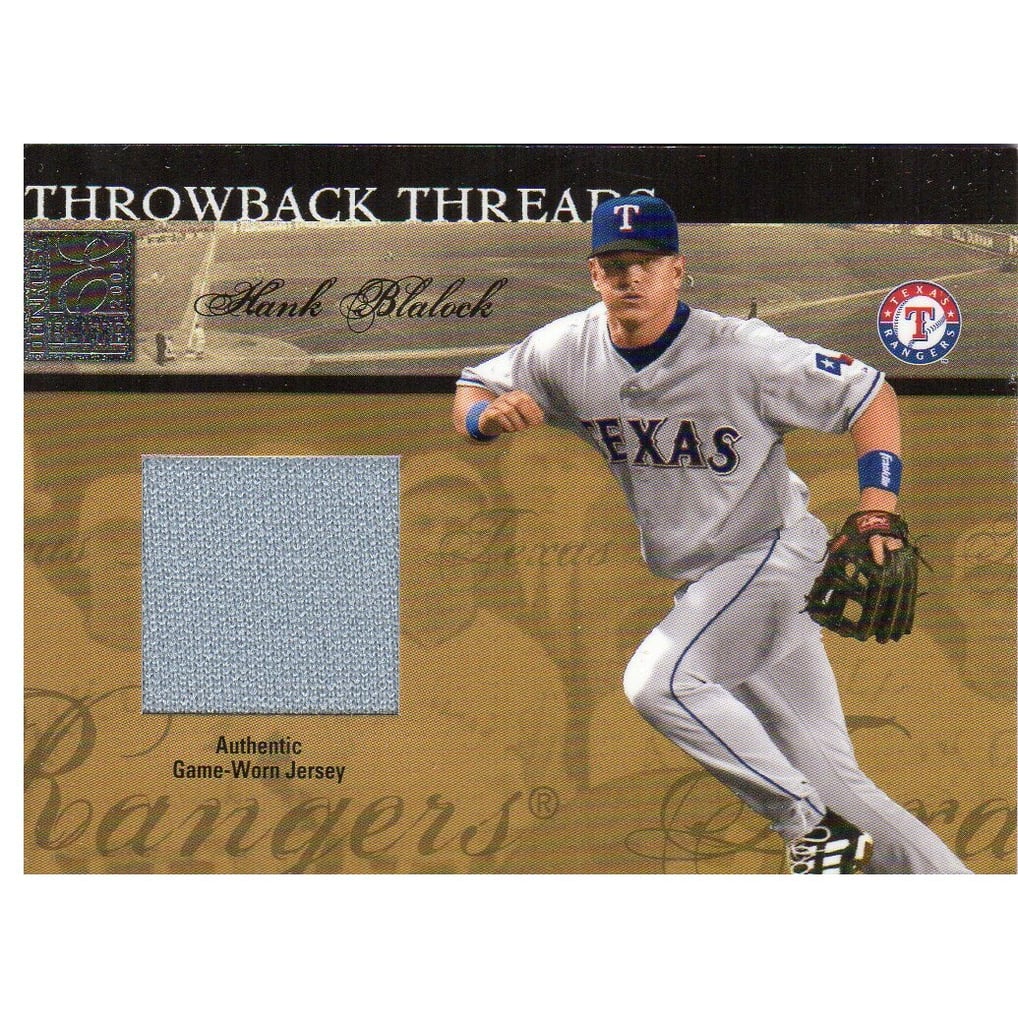 2004 Donruss Elite Throwback Threads #29 Hank Blalock/Mark Teixeira /75