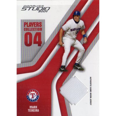 2004 Studio Players Collection Jersey #59 Mark Teixeira