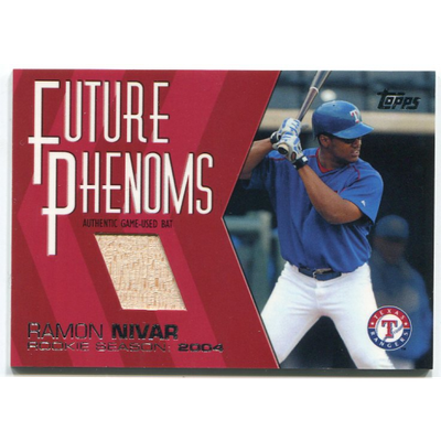 2004 Topps Traded Future Phenoms Relics #RN Ramon Nivar Bat A