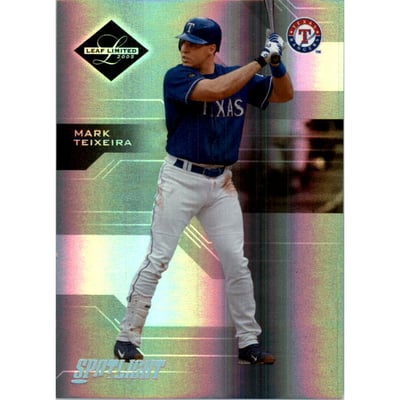 2005 Leaf Limited Silver Spotlight #112 Mark Teixeira
