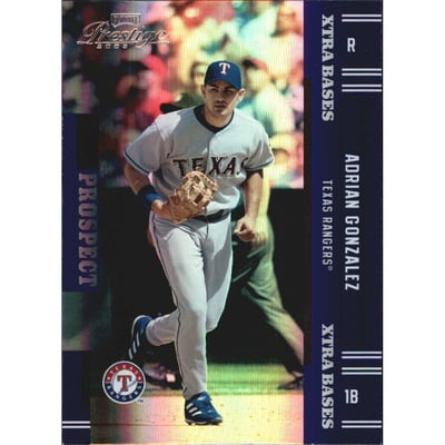2005 Playoff Prestige Xtra Bases Purple #172 Adrian Gonzalez
