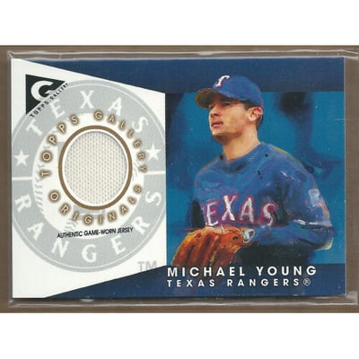 2005 Topps Gallery Originals Relics #MY Michael Young Jsy