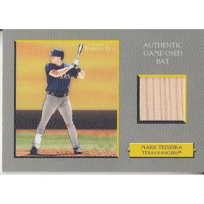 2005 Topps Turkey Red Relics #MTE Mark Teixeira Bat G