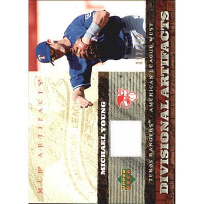 2007 Artifacts Divisional Artifacts #MY Michael Young