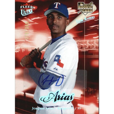 2007 Ultra Rookie Autographs #237b Joaquin Arias/349