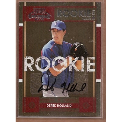 2008 Playoff Contenders #77 Derek Holland AU