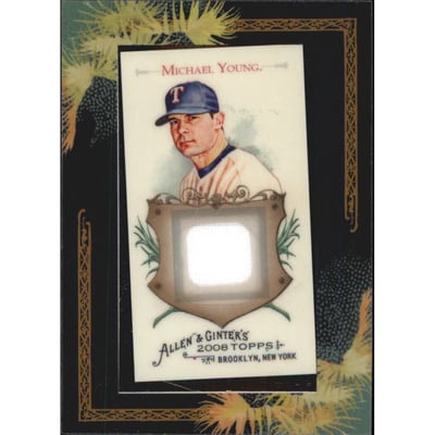 2008 Topps Allen and Ginter Relics #MY Michael Young Jsy C