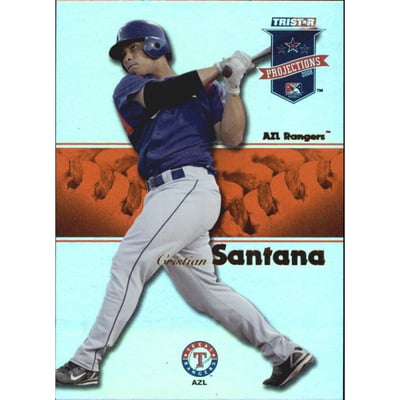 2008 TRISTAR PROjections Reflectives Orange #310 Cristian Santana
