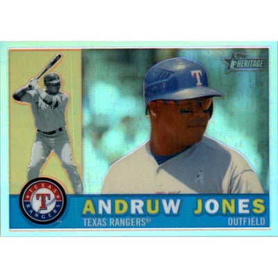 2009 Topps Heritage Chrome Refractors #CHR129 Andruw Jones
