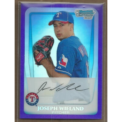 2011 Bowman Chrome Prospects Purple Refractors #BCP33 Joseph Wieland