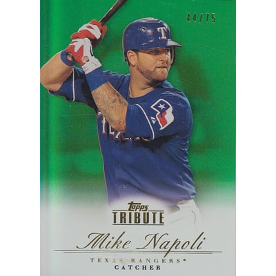 2012 Topps Tribute Green #31 Mike Napoli