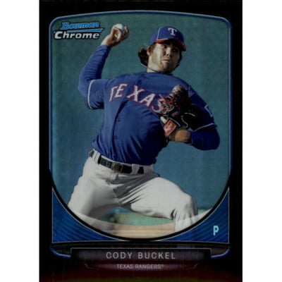 2013 Bowman Chrome Prospects Black Refractors #BCP97 Cody Buckel