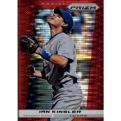 2013 Panini Prizm Prizms Red Pulsar #59 Ian Kinsler