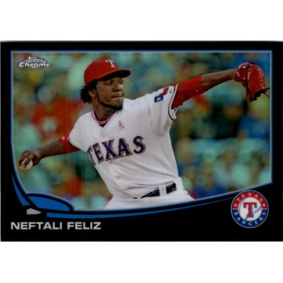 2013 Topps Chrome Black Refractors #141 Neftali Feliz