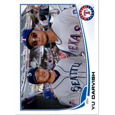 2013 Topps Update #US79B Yu Darvish SP/Wearing glasses