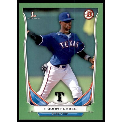 2014 Bowman Draft Green #DP56 Ti'Quan Forbes