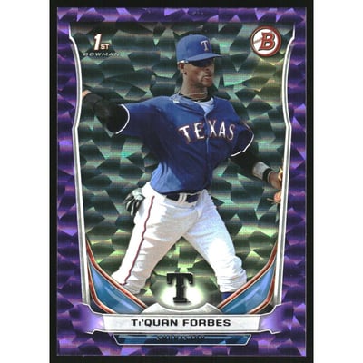 2014 Bowman Draft Purple Ice #DP56 Ti'Quan Forbes
