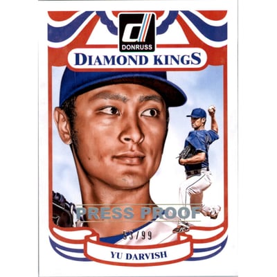 2014 Donruss Press Proofs Gold #215 Yu Darvish DK