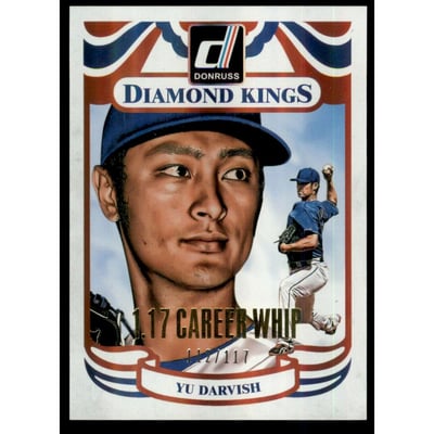 2014 Donruss Stat Line Career #215 Yu Darvish DK/117