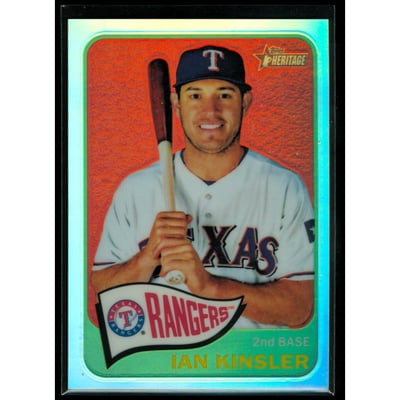2014 Topps Heritage Chrome Refractors #459 Ian Kinsler