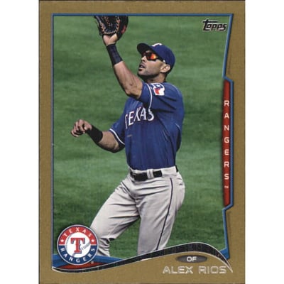 2014 Topps Mini Gold #201 Alex Rios