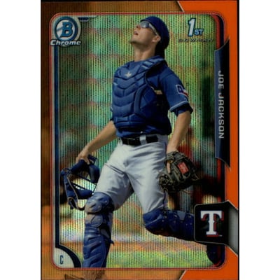 2015 Bowman Chrome Prospects Orange Wave Refractors #BCP120 Joe Jackson