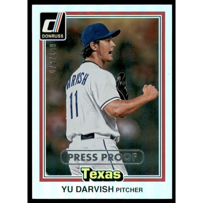 2015 Donruss '81 Press Proofs Platinum Blue #203 Masahiro Tanaka