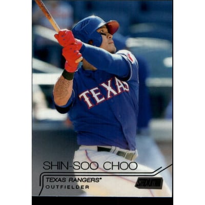 2015 Stadium Club Black #106 Shin-Soo Choo