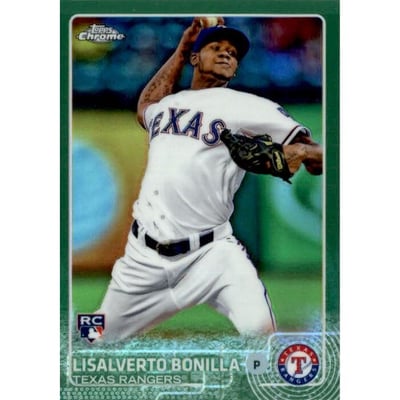 2015 Topps Chrome Green Refractors #64 Lisalverto Bonilla