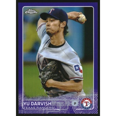 2015 Topps Chrome Purple Refractors #187 Yu Darvish