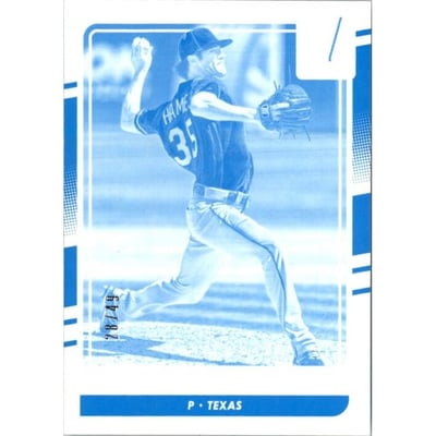 2016 Donruss Test Proof Cyan #128 Cole Hamels