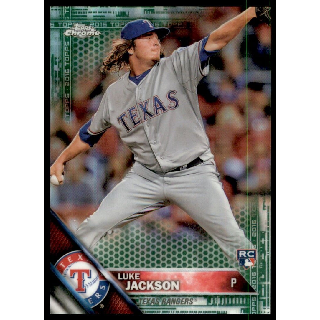 2016 Topps Chrome Green Refractors #124 Luke Jackson