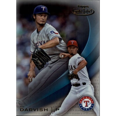 2016 Topps Gold Label Class 2 Blue #11 Yu Darvish
