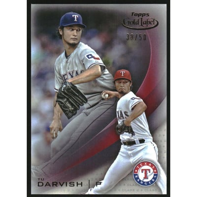 2016 Topps Gold Label Class 2 Red #11 Yu Darvish