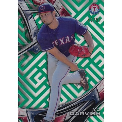 2016 Topps High Tek Green Rainbow #HTYD Yu Darvish