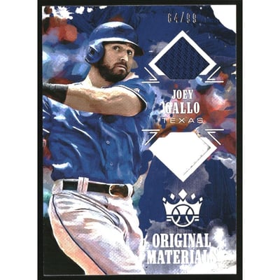 2018 Diamond Kings DK Originals Materials Holo Silver #2 Joey Gallo/99
